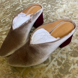 Urban outfitters isla velvet mule 8